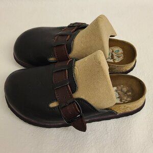 Womens BIO Slip-On Mules Casual Shoes Size: 5.5 - 6US  36EU Color: Black Brown